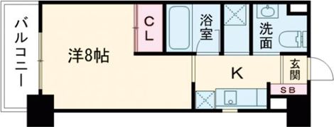 エスポワール春日野道2の間取り画像