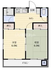 第1スザキハイツの間取り画像