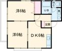 宝来ハイツⅡの間取り画像