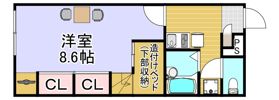 アルバトラモント早良の間取り画像