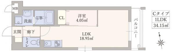 LIFEFIELD麦野の間取り画像