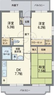 ガーデンヒルズ カメリアの間取り画像