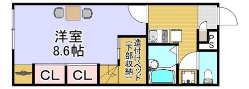 アルバトラモント早良の間取り画像