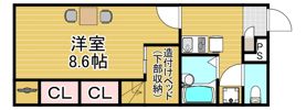 アルバトラモント早良の間取り画像