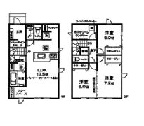 島里2丁目戸建 Ⅰ期 2号棟の間取り画像