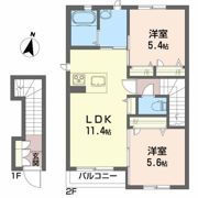 セードピア青山Aの間取り画像