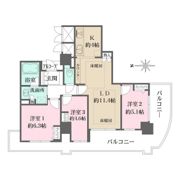 ローレルスクエア都島プライムタワーの間取り画像