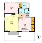 コーポ栄 Ⅲの間取り画像