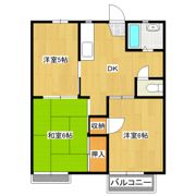 メゾン若松の間取り画像