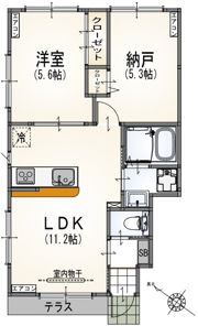 アルマコート千歳烏山の間取り画像