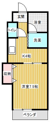 サンプレイスの間取り画像