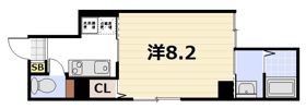 attrice東堀川の間取り画像