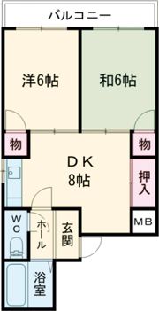東邦パレス社の間取り画像