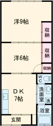 元町アパートの間取り画像