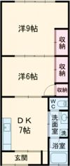 元町アパートの間取り画像