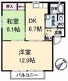 フォーレスODA A棟の間取り画像