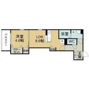 D-room霊屋下の間取り画像