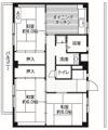 ビレッジハウス善部2号棟の間取り画像