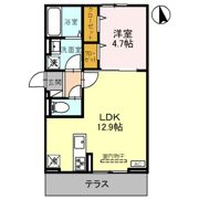 イーステージ大橋町の間取り画像