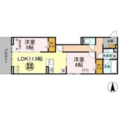 Noble Ferro C棟の間取り画像
