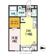 エムズモンピュール 忍 Ⅰ棟の間取り画像