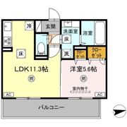 ピースフルの間取り画像