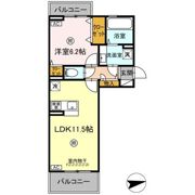 ピースフルの間取り画像