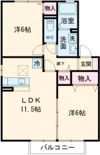 セジュールK’s Ⅱの間取り画像