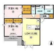 D-resena宮崎駅東の間取り画像