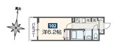 MELDIA西八王子Ⅲの間取り画像