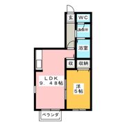 プレザント南鴨宮の間取り画像