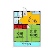 桜ハイツB棟の間取り画像