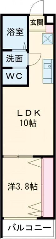 ディレットーレ堺東の間取り画像