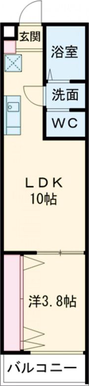 ディレットーレ堺東の間取り画像