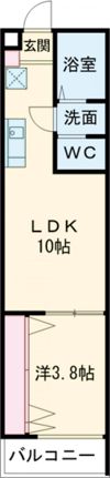 ディレットーレ堺東の間取り画像