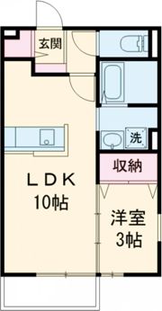 サンパレスEの間取り画像