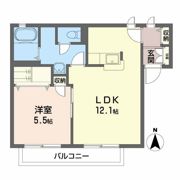 カーサ ソレイユAの間取り画像