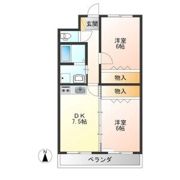 ハイツパルソーの間取り画像