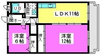 エントピア那珂川2の間取り画像
