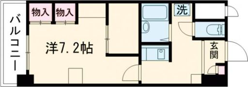 リバーサイド川端の間取り画像