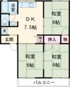 王塚公園ハイツの間取り画像