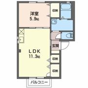 クレール ロジュマンの間取り画像