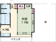 メゾン大須賀の間取り画像