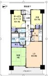 宮前平北パークホームズの間取り画像