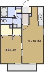 シャンブル ヴィッツの間取り画像