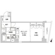 カリス初台の間取り画像