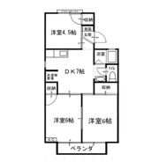 セジュール詫間A棟の間取り画像