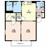 ヴィアーレ Bの間取り画像