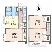 サンパレス小山 Bの間取り画像
