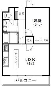 マンション池之内(マンションイケノウチ)の間取り画像